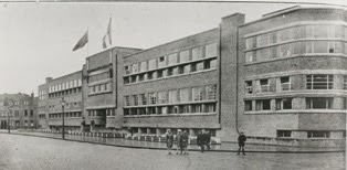 Historische foto van het HTS-gebouw in ’s-Hertogenbosch
